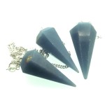 Peruvian Angelite Gemstone Terminated Pendulum